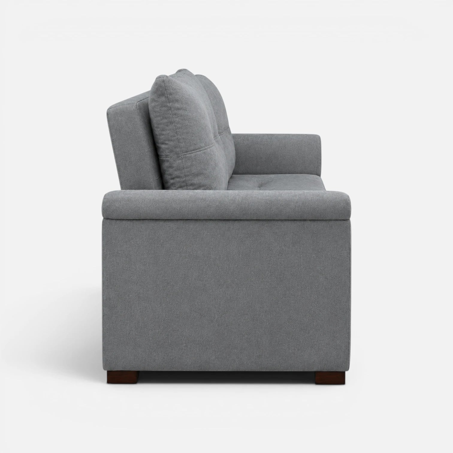 Sofá Cama Elena Tela Lino Finesse Gris Neutro