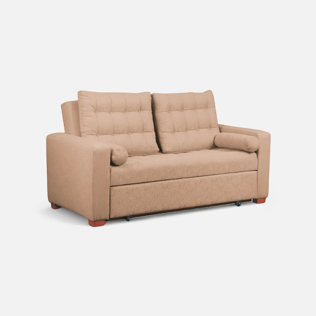 Sofá Cama Ciprés - Tela Lino Sidelli Beige