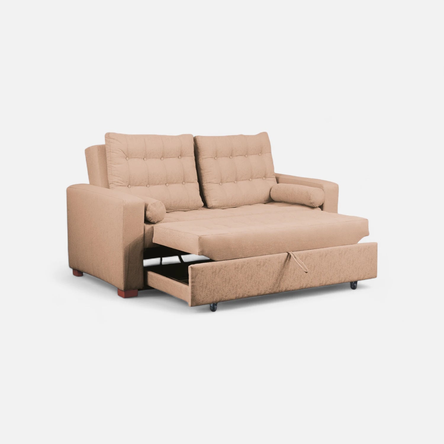 Sofá Cama Ciprés - Tela Lino Sidelli Beige