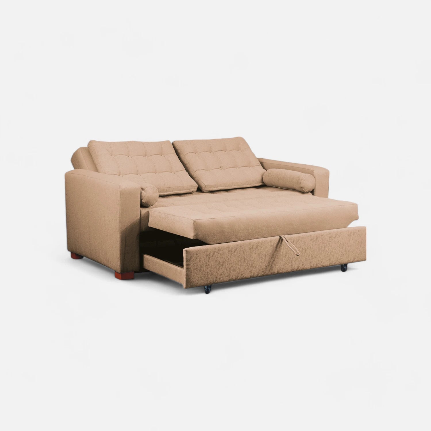 Sofá Cama Ciprés - Tela Lino Sidelli Beige