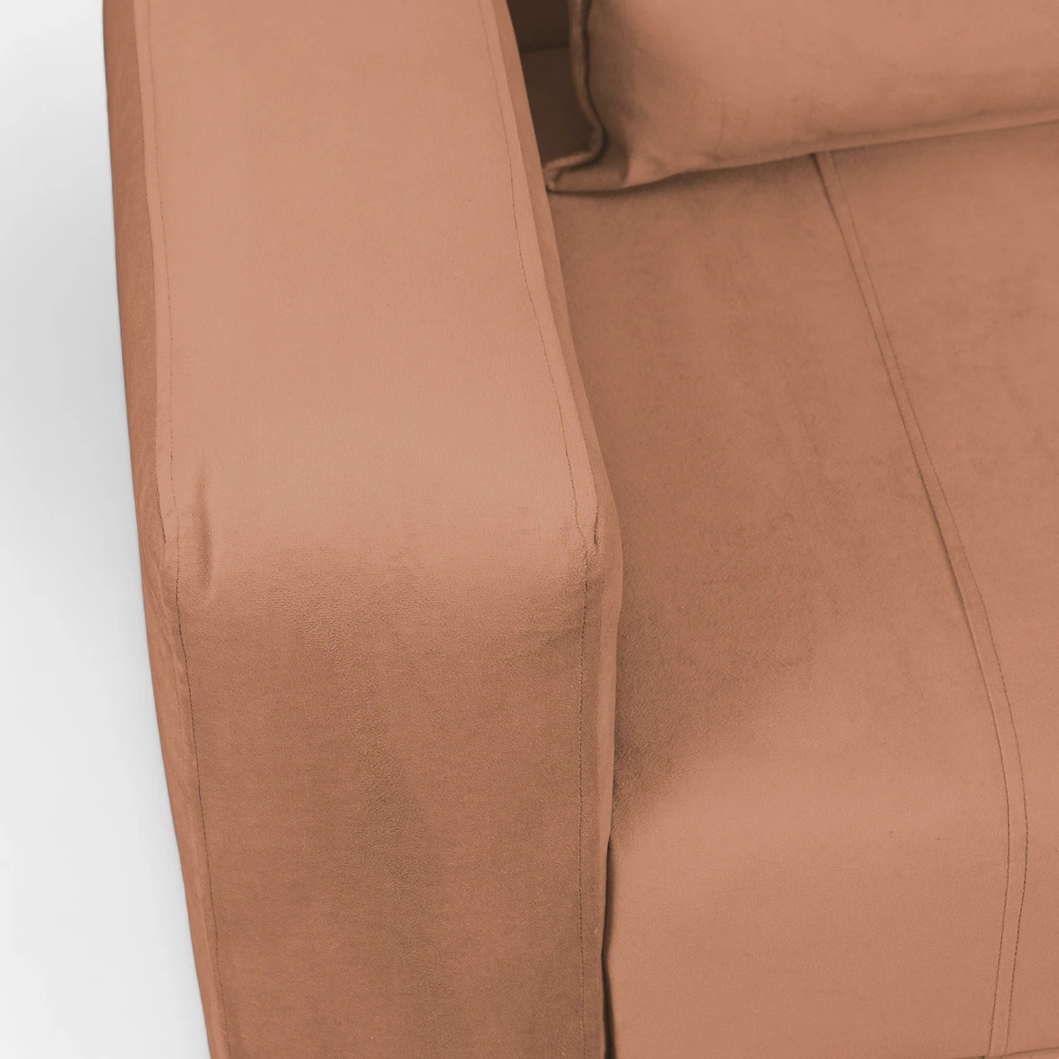 Sofá Cama Olivia - Tela Felpa Tostado