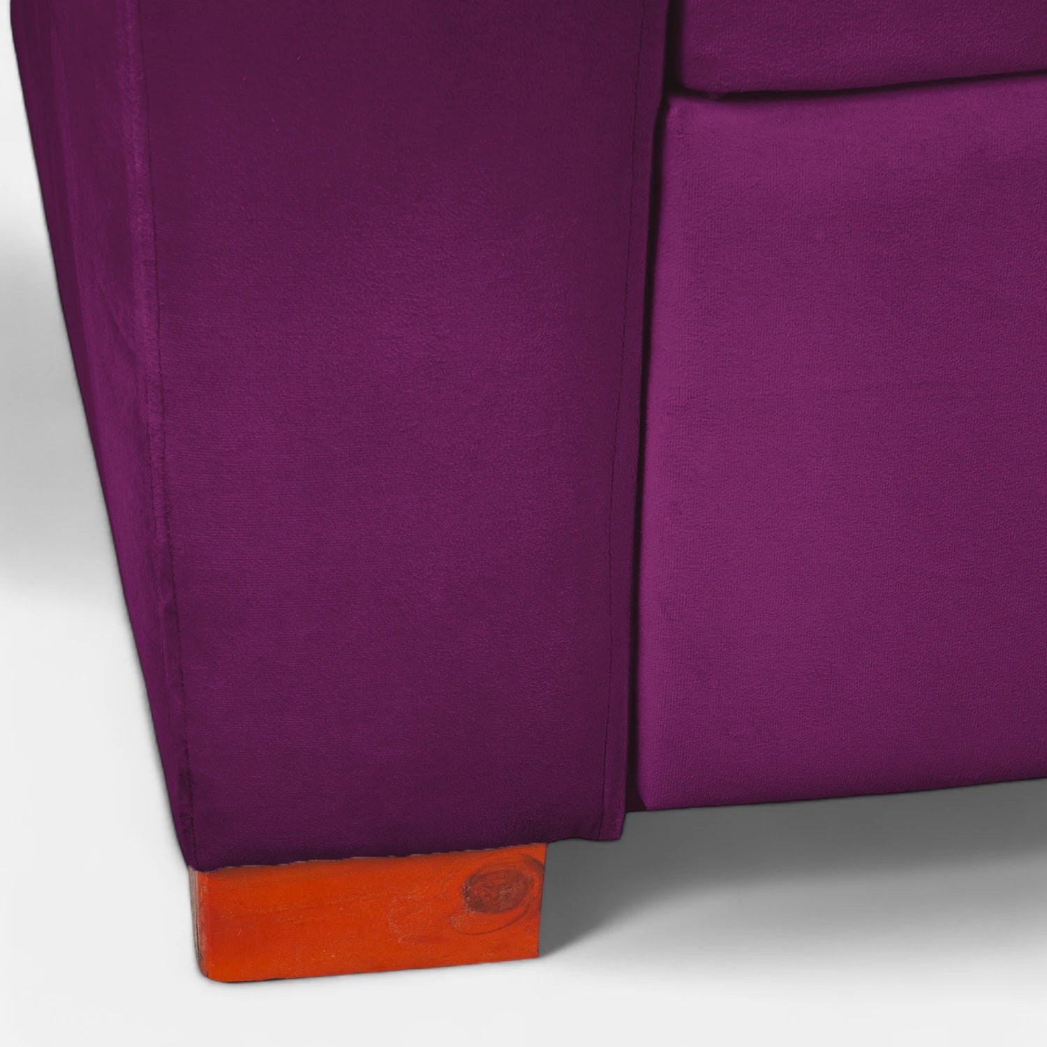 Sofá Cama Olivia - Tela Felpa Lila