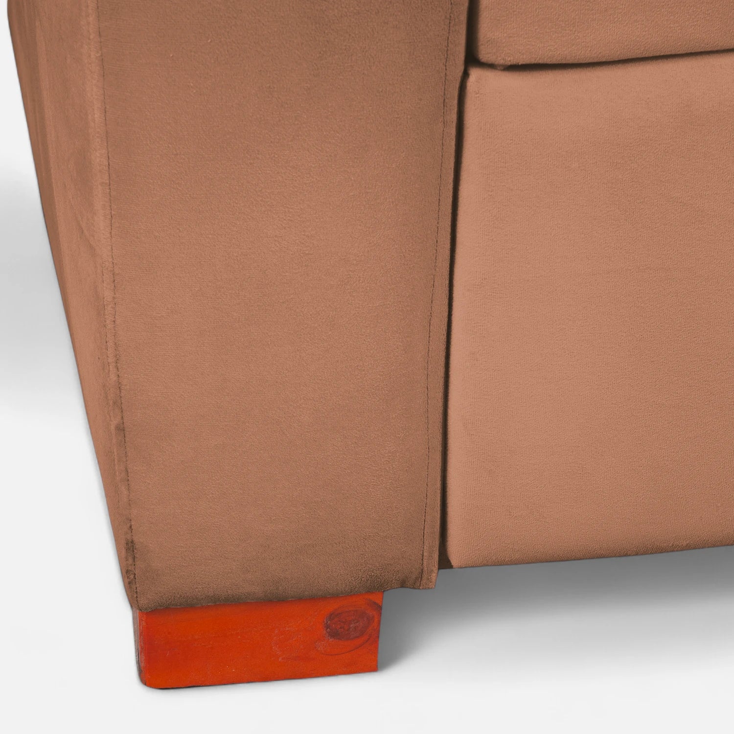 Sofá Cama Olivia - Tela Felpa Tostado