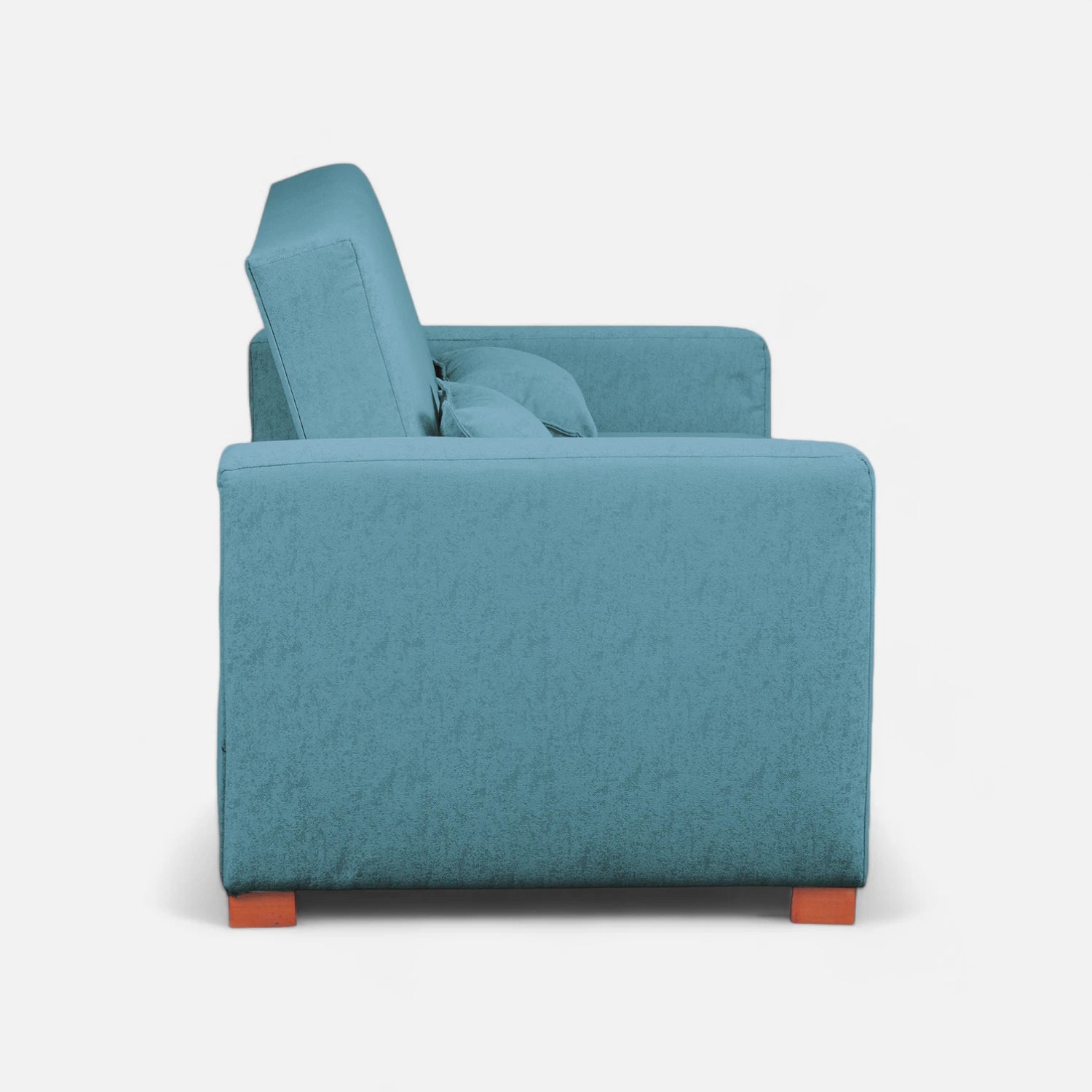 Sofá Cama Olivia - Tela Lino Sidelli Azul Claro