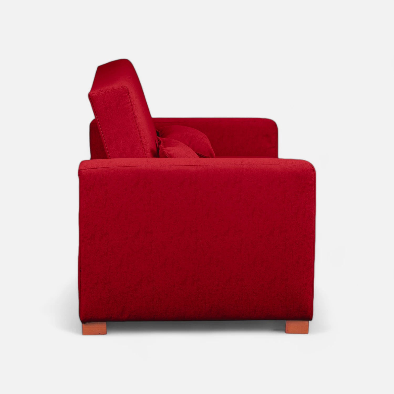 Sofá Cama Olivia - Tela Lino Sidelli Burdeo