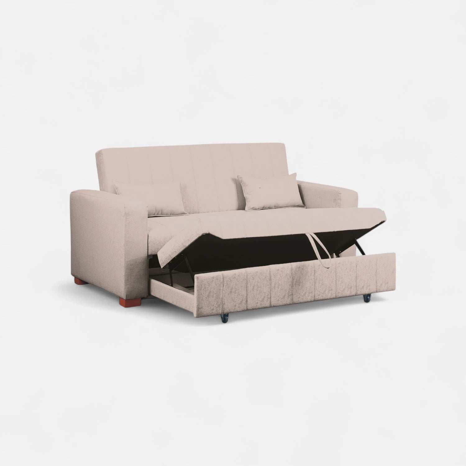 Sofá Cama Olivia - Tela Lino Sidelli Beige