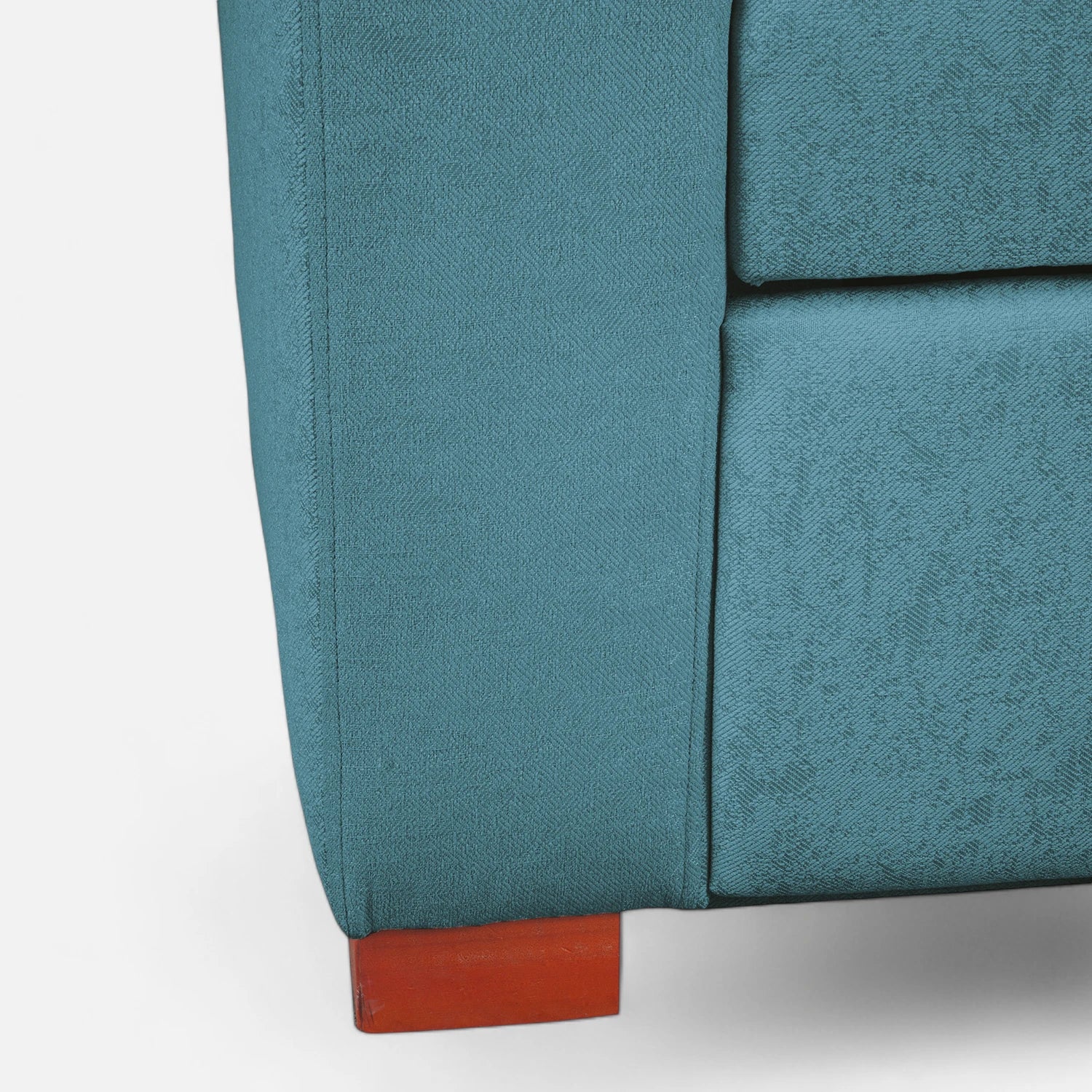 Sofá Cama Olivia - Tela Lino Sidelli Azul Claro