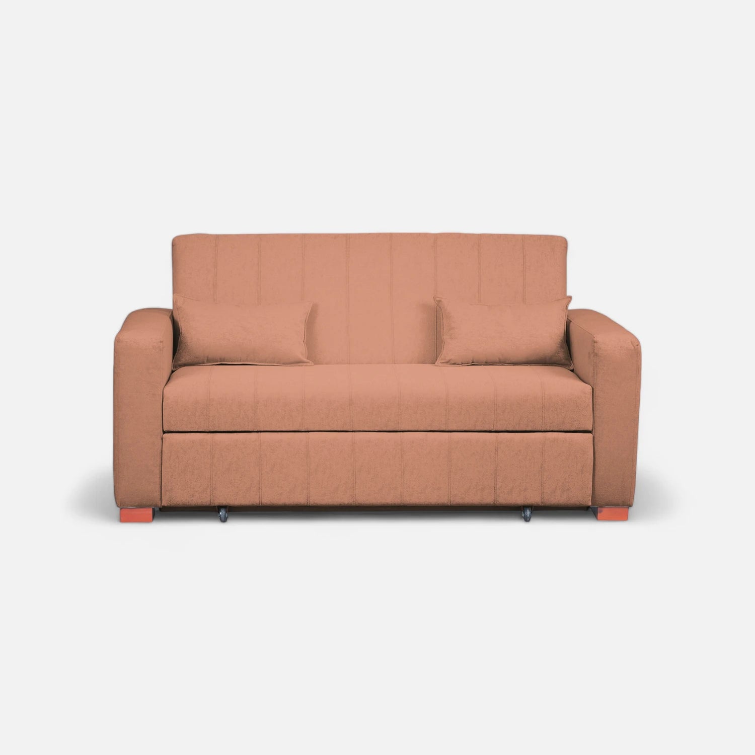 Sofá Cama Olivia - Tela Lino Bahía Mostaza