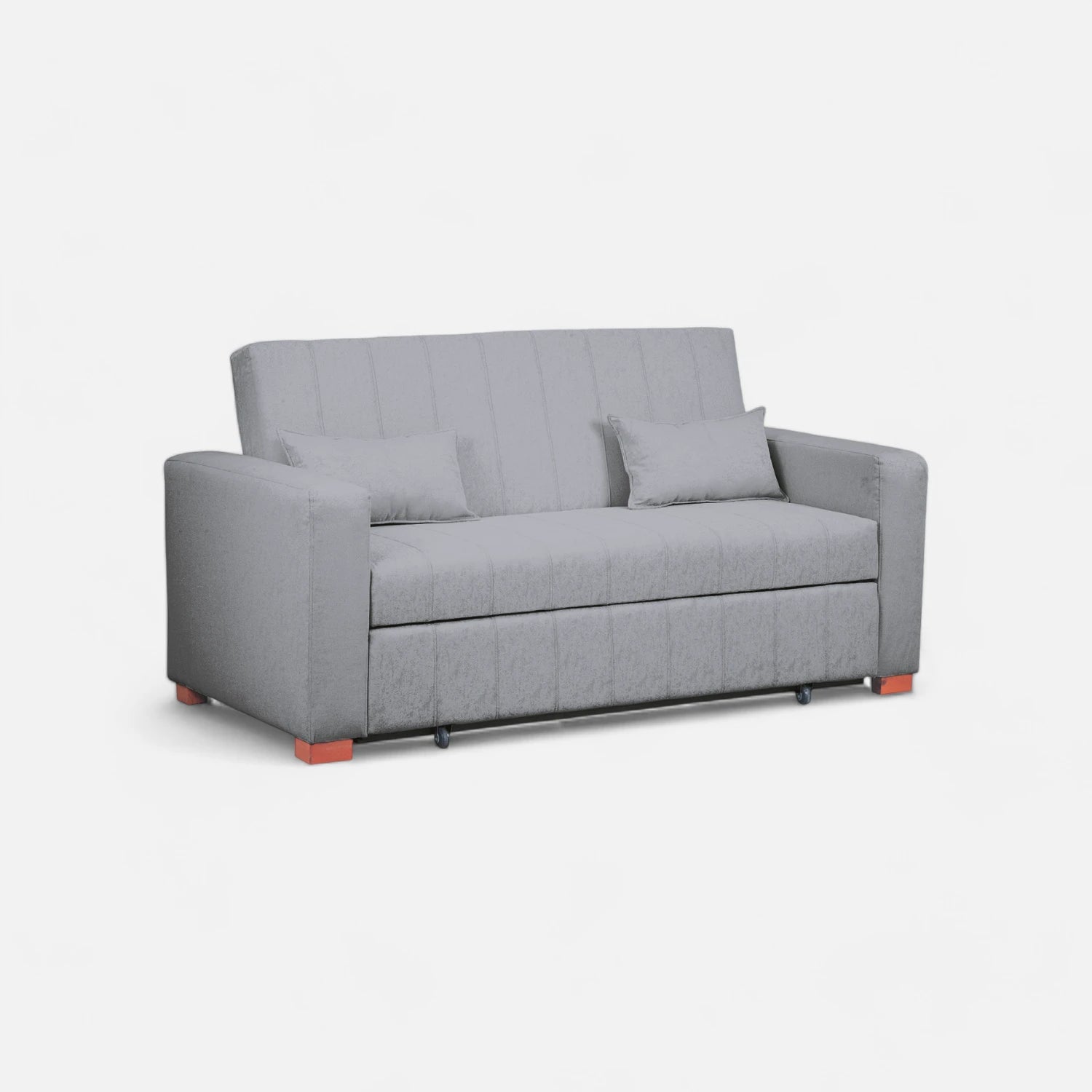 Sofá Cama Olivia - Tela Lino Bahía Gris