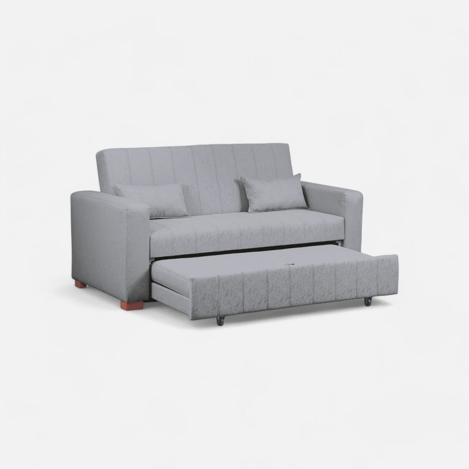 Sofá Cama Olivia - Tela Lino Bahía Gris