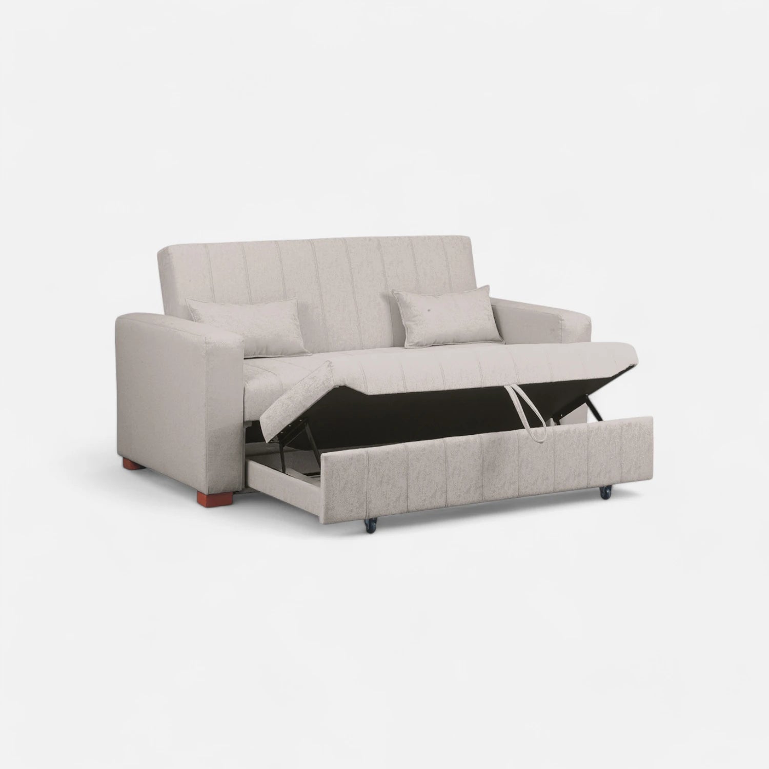 Sofá Cama Olivia - Tela Lino Bahía Beige