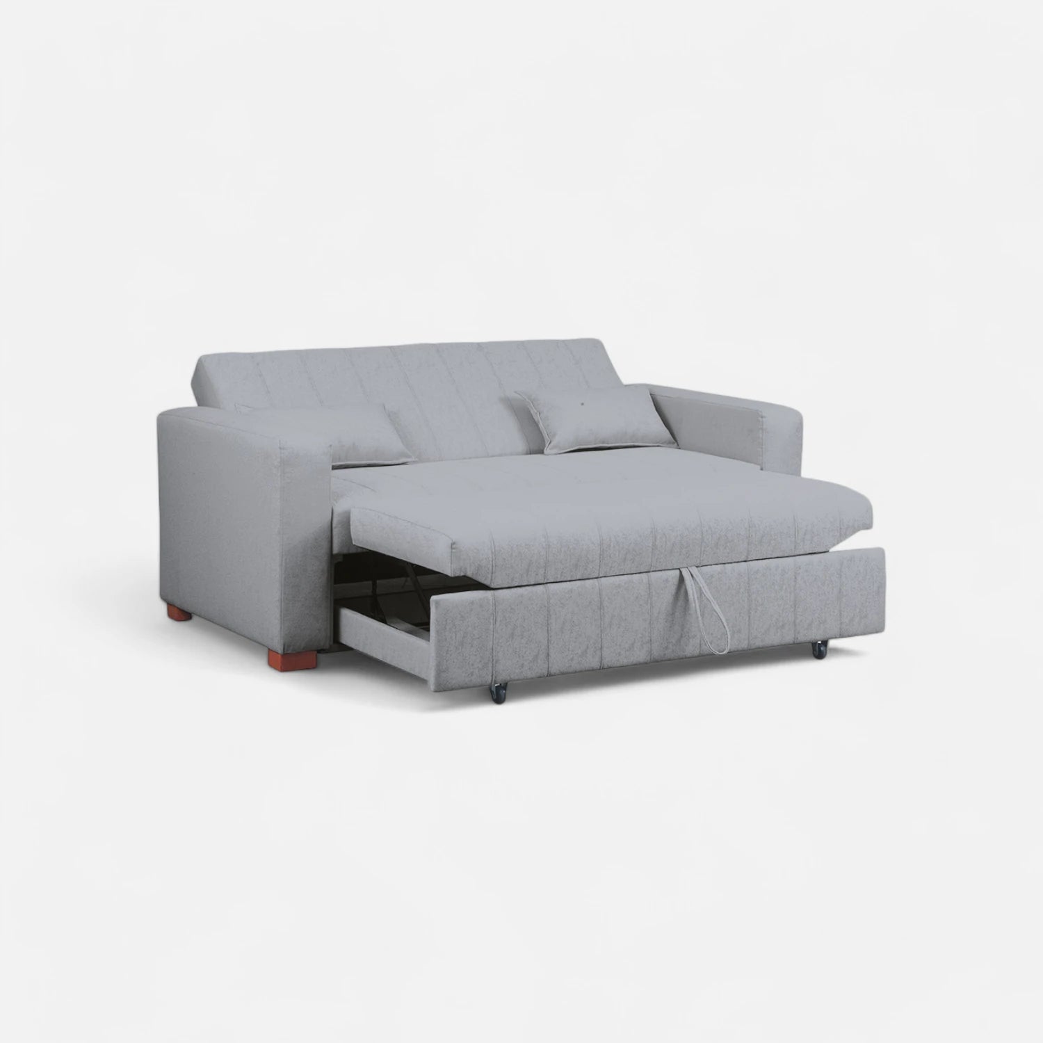 Sofá Cama Olivia - Tela Lino Bahía Gris