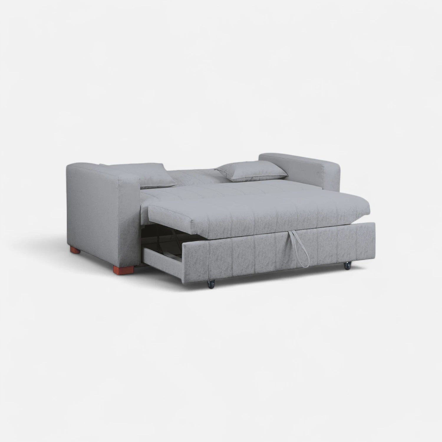 Sofá Cama Olivia - Tela Lino Bahía Gris