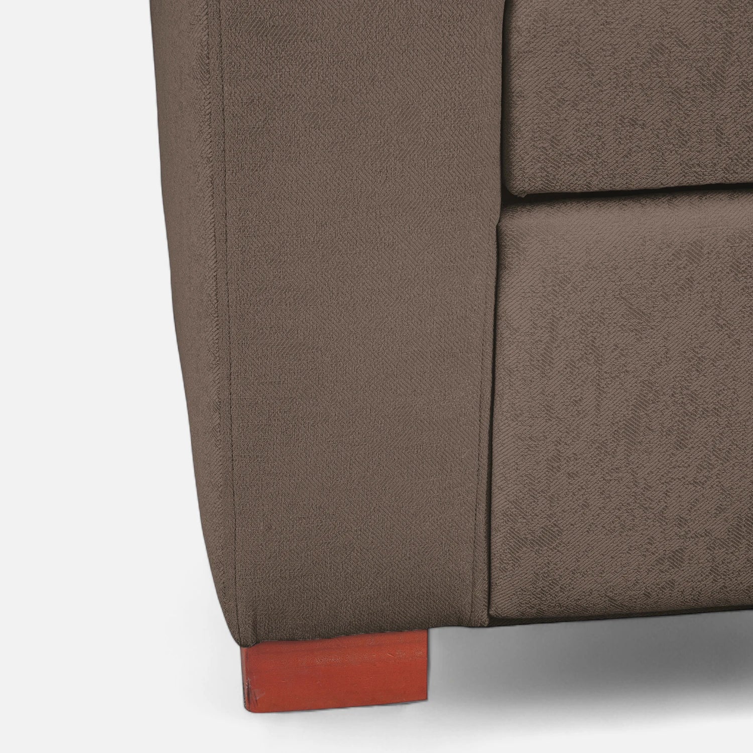 Sofá Cama Olivia - Tela Lino Bahía Café