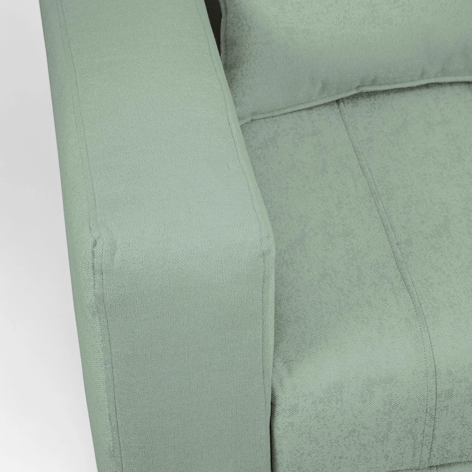 Sofá Cama Olivia - Tela Lino Bahía Verde Agua