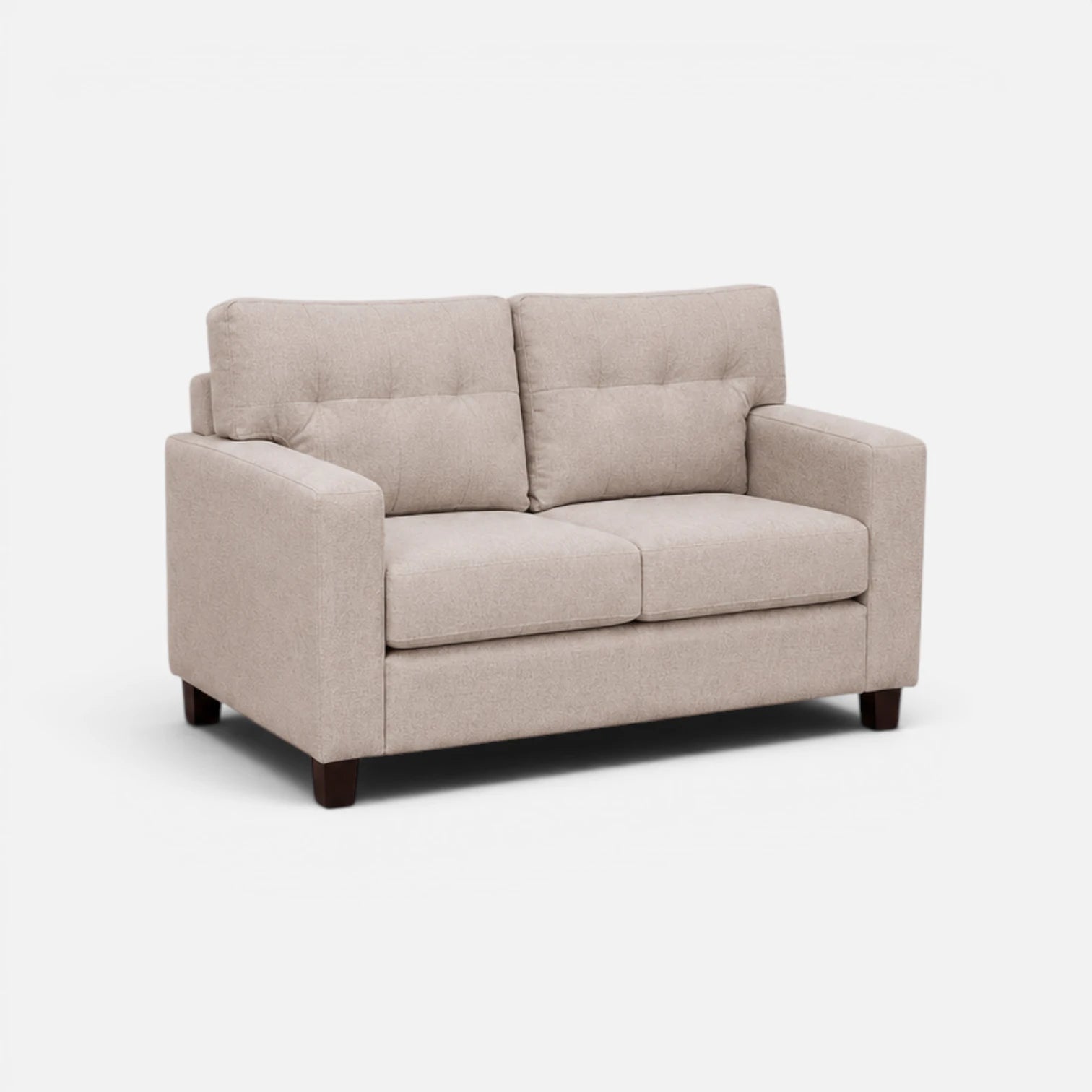 Sofá Berlín 2 Cuerpos - Tela Lino Sidelli Beige