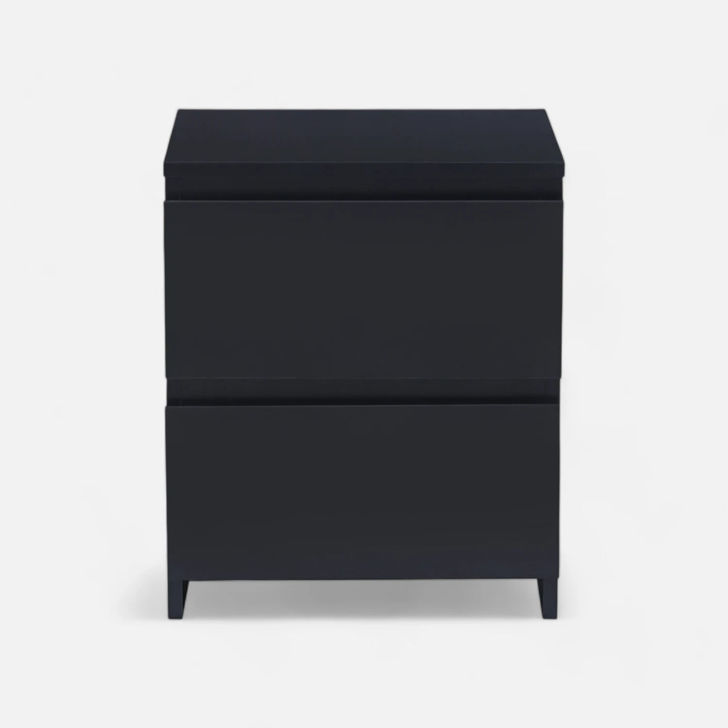 Velador Cajon Doble Minimal Oscuro