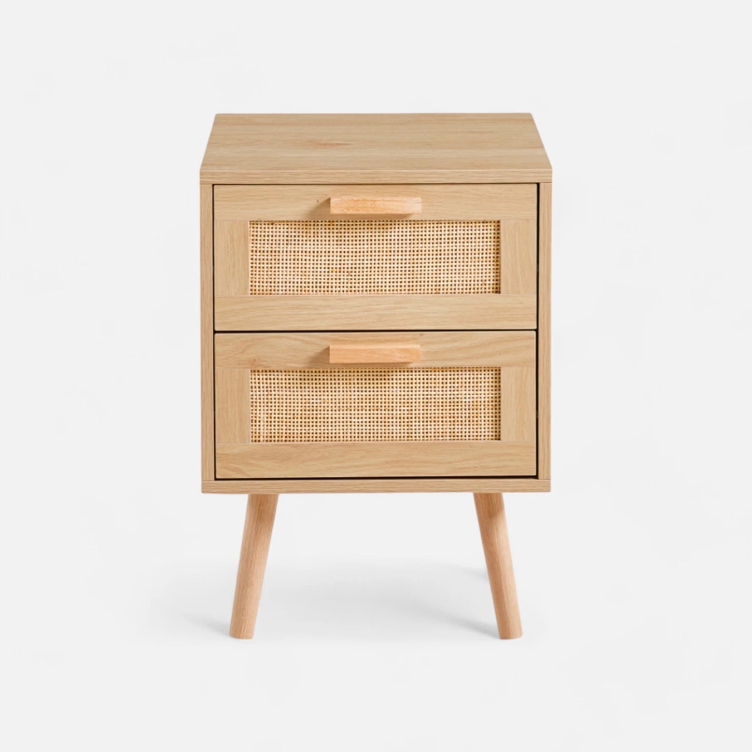 Velador Eames Mesh Doble - Madera Clara