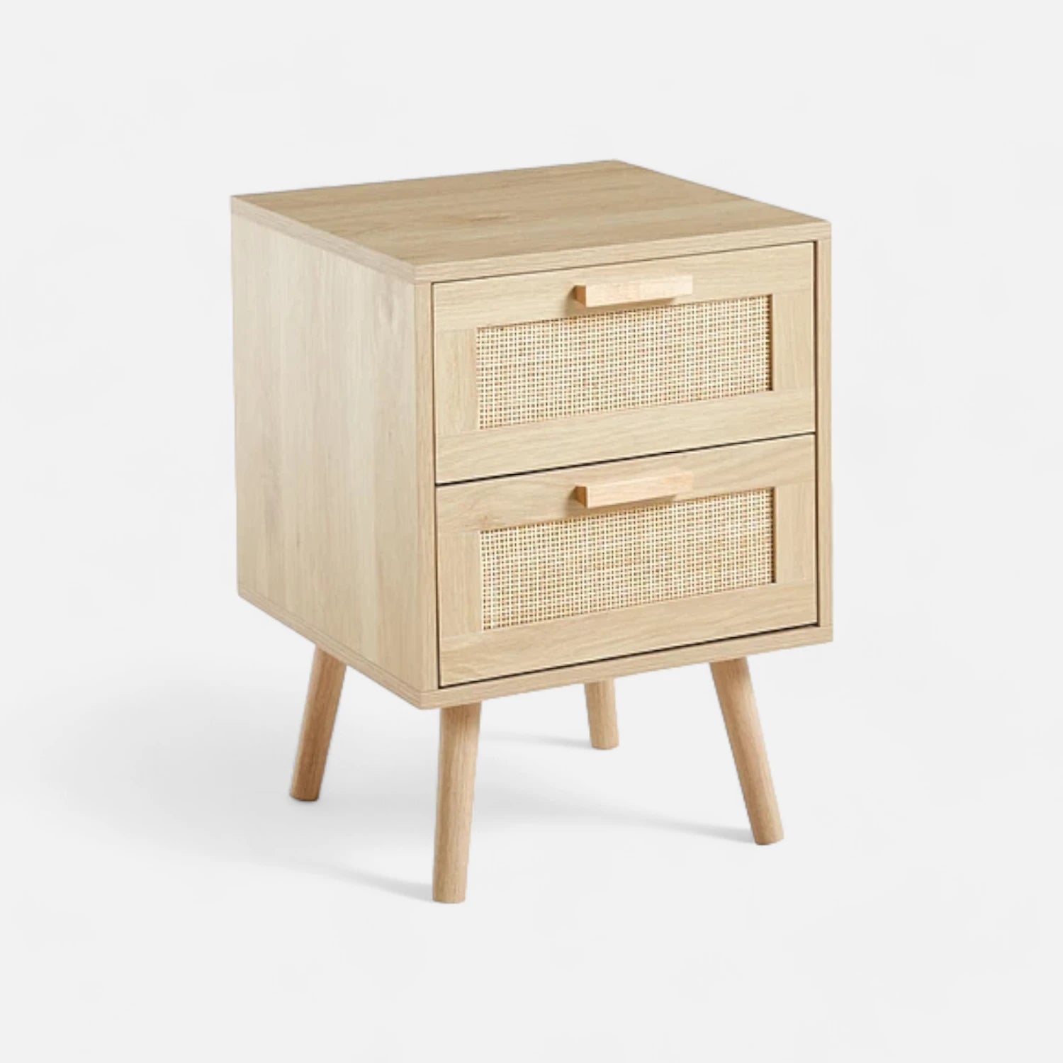 Velador Eames Mesh Doble - Madera Clara