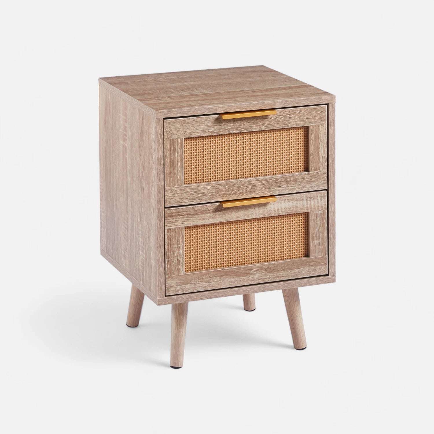 Velador Eames Mesh Doble - Madera Oscura