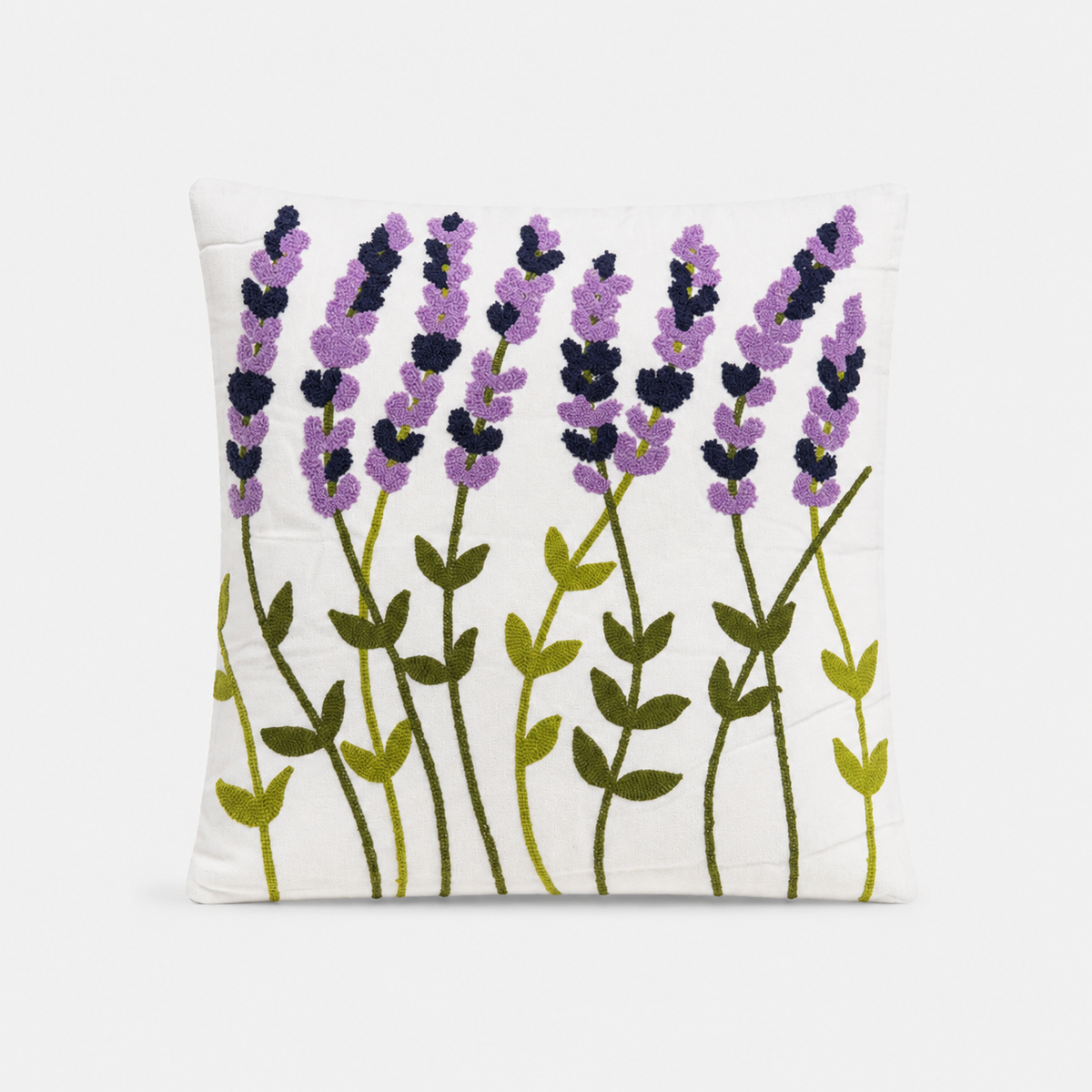 Cojín decorativo lavanda 50 x 50 cm - vista frontal