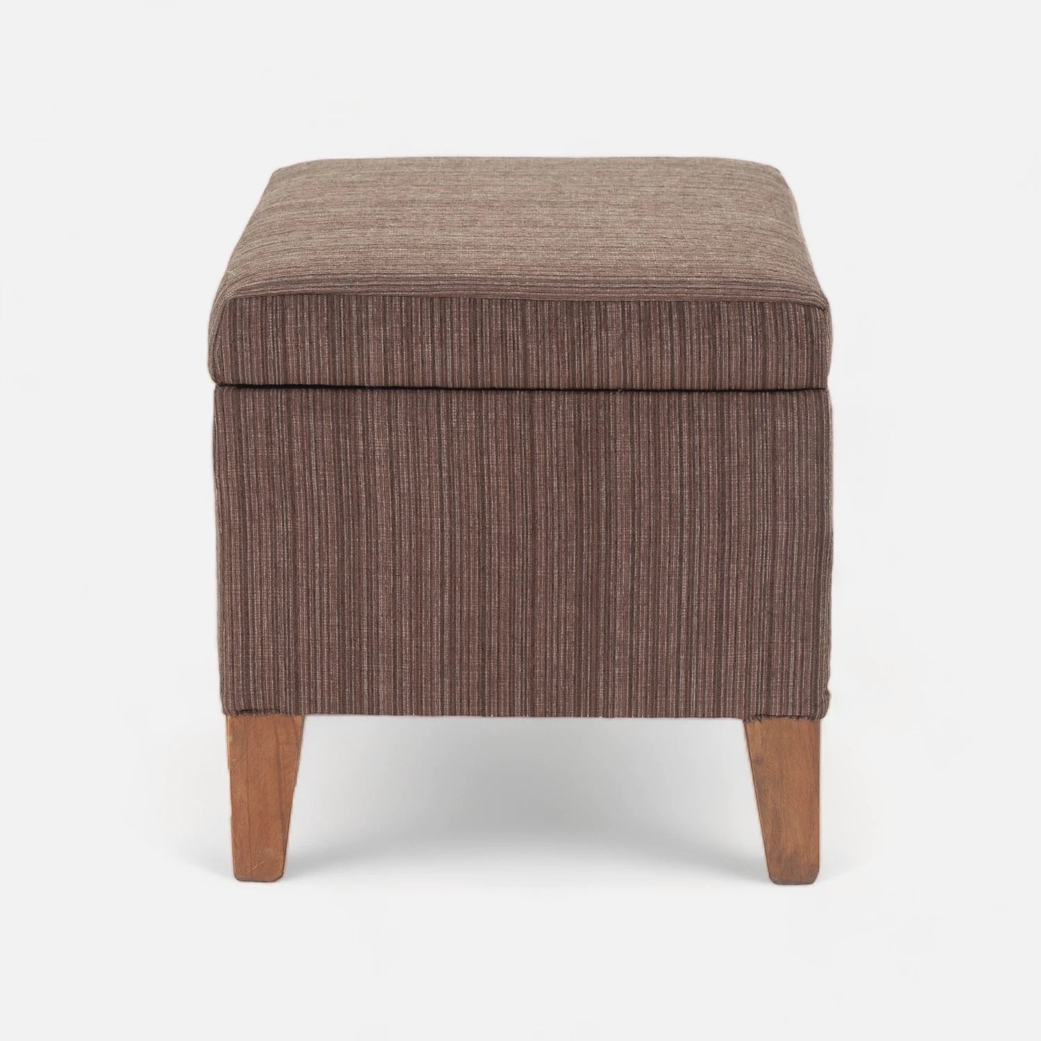 Banqueta Baúl 60x50 cm - Tela Chenille Patagonia Café