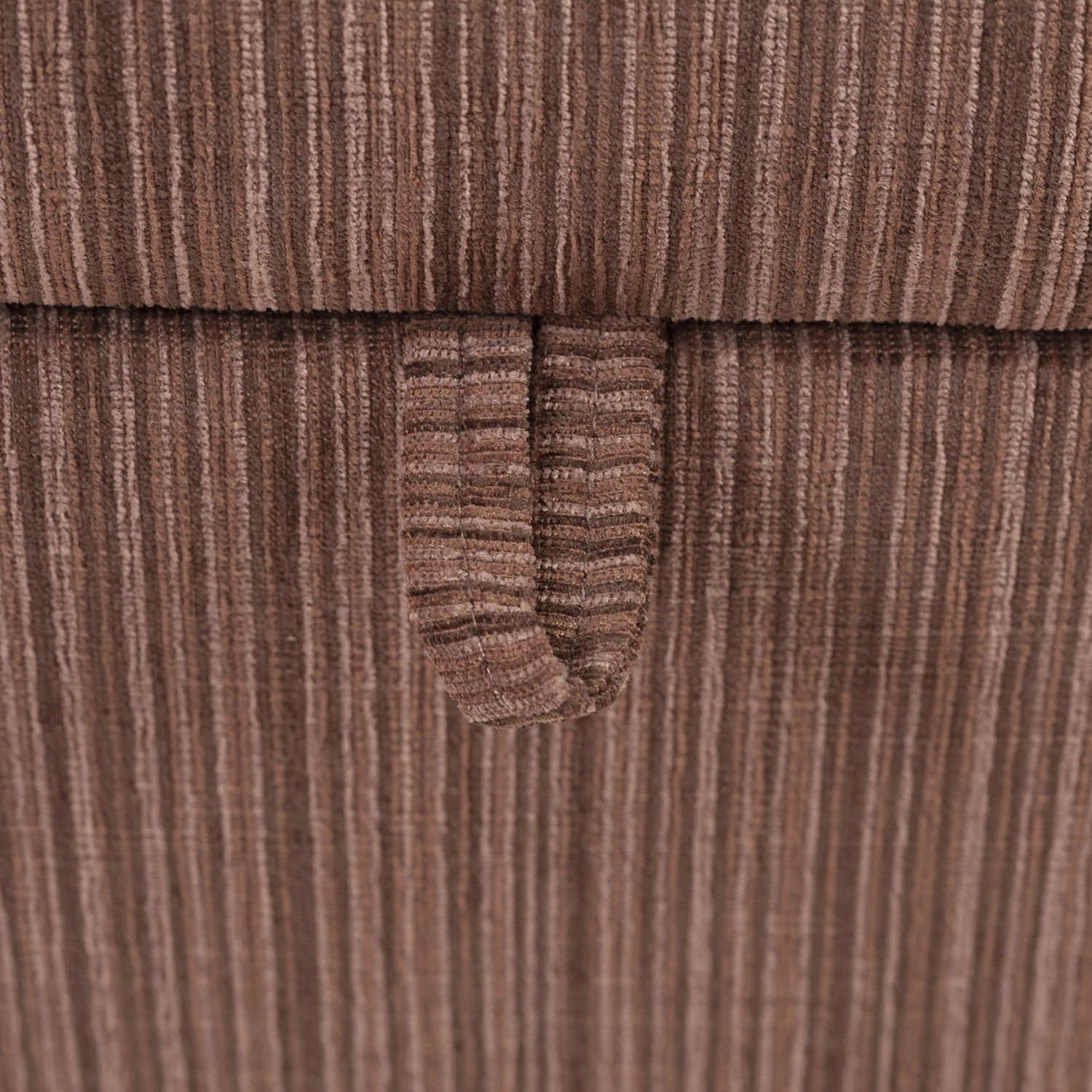 Banqueta Baúl 60x50 cm - Tela Chenille Patagonia Café