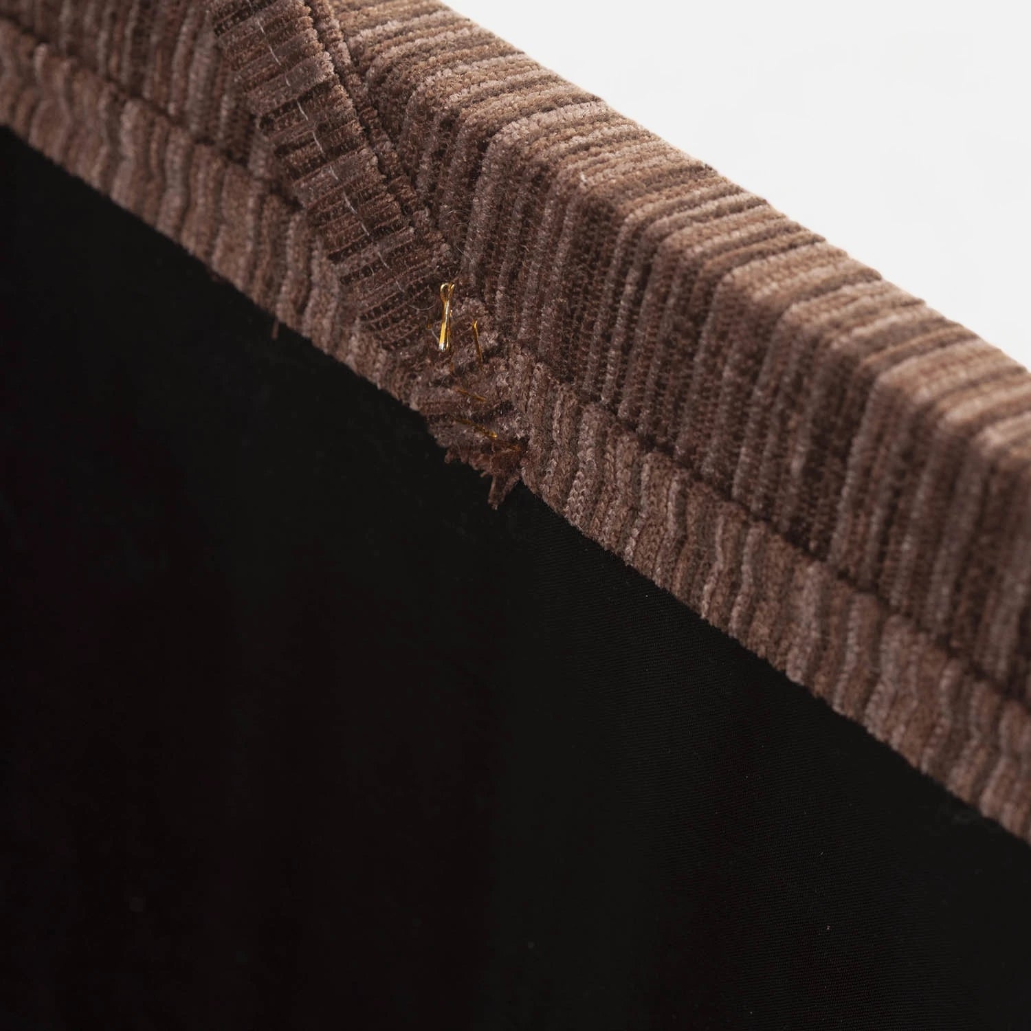 Banqueta Baúl 60x50 cm - Tela Chenille Patagonia Café