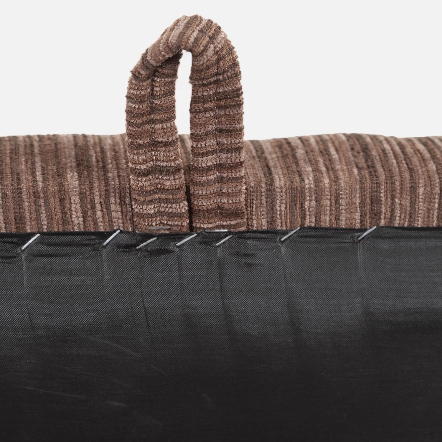 Banqueta Baúl 60x50 cm - Tela Chenille Patagonia Café