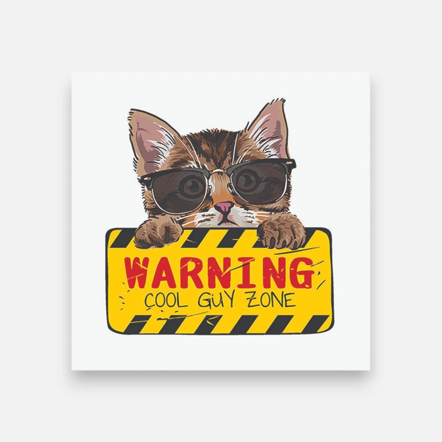 Alfombra Warning Cat