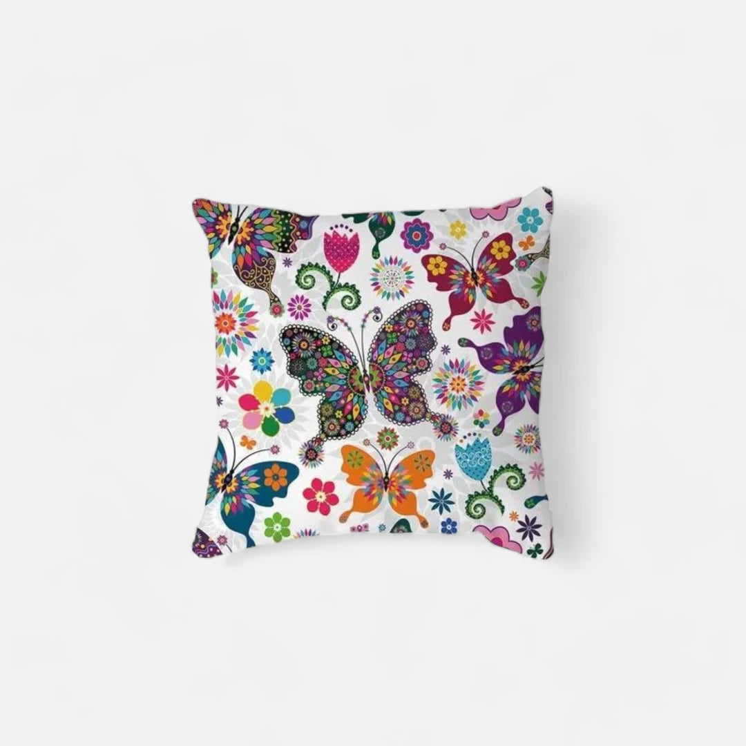 Cojín Decorativo Mariposas Multicolores