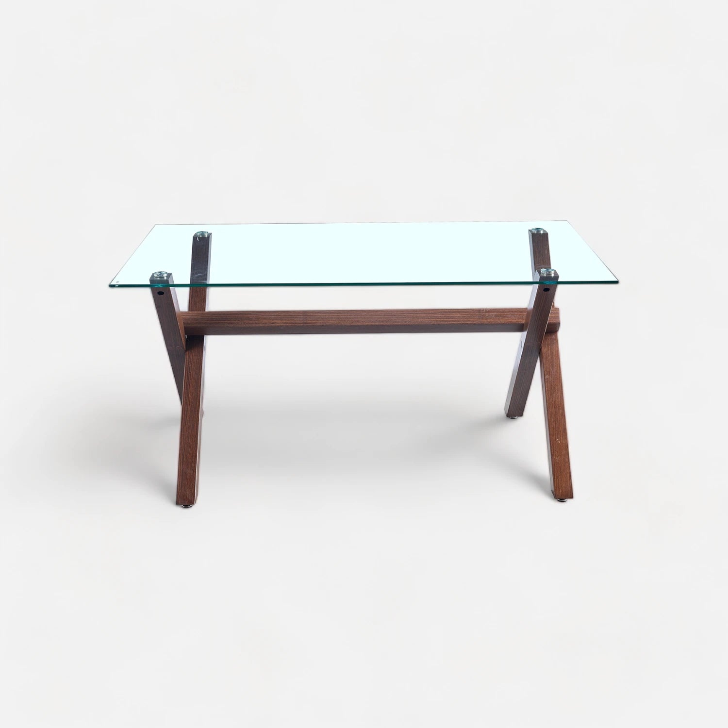 Comedor Melisa Cruzado - 6 Sillas Café