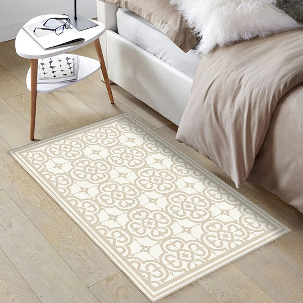 Alfombra Flor Árabe Arena