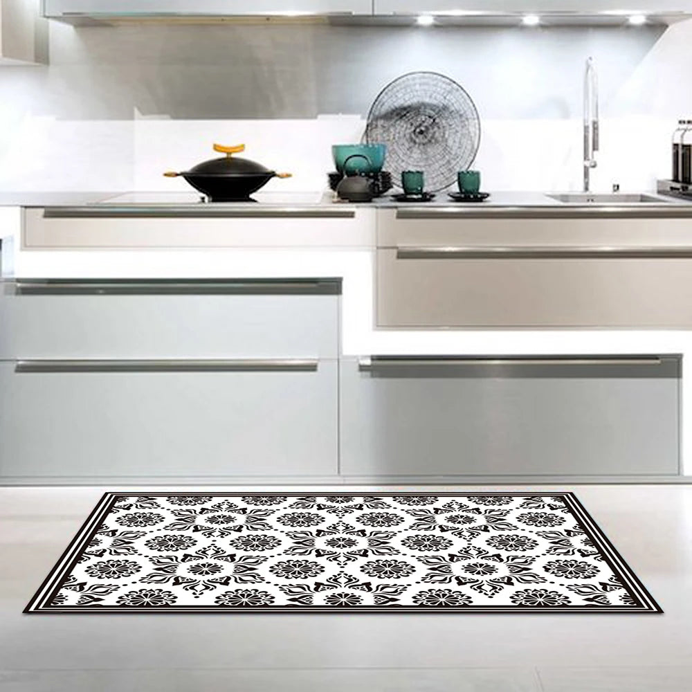 Alfombra Flor Hindú Black