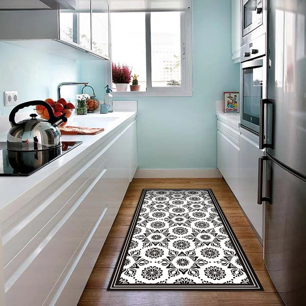 Alfombra Flor Hindú Black