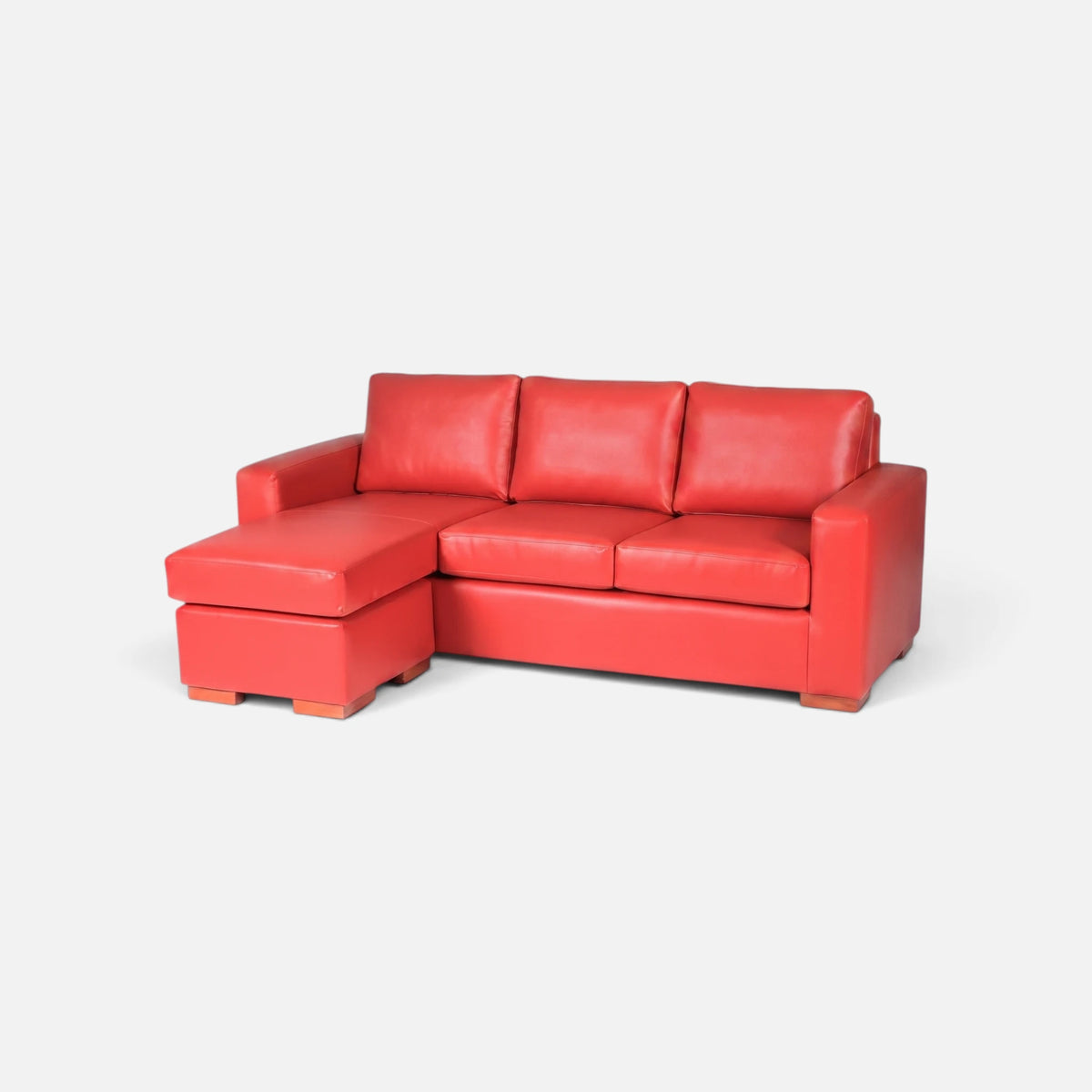 Seccional Magic - Cuero Sintético Pu Rojo