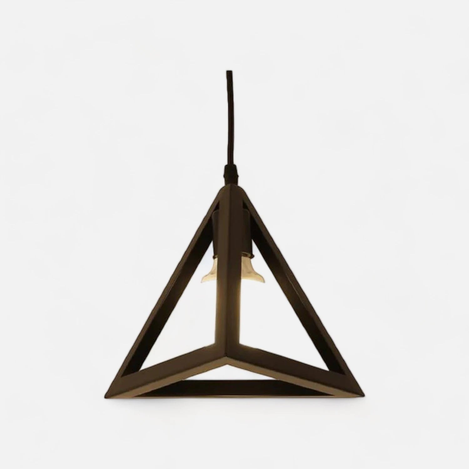 Lámpara triangular