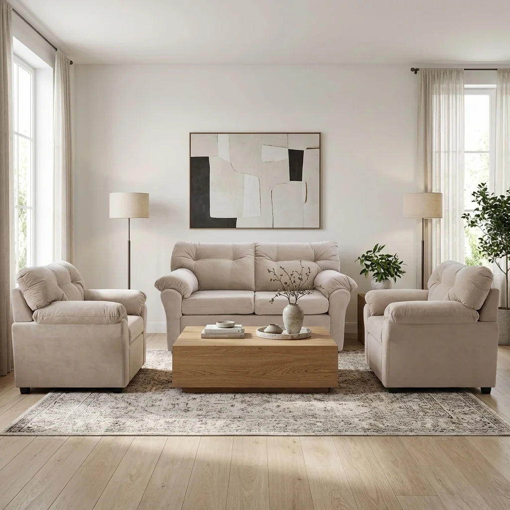 Living América 211 - Tela Felpa Beige