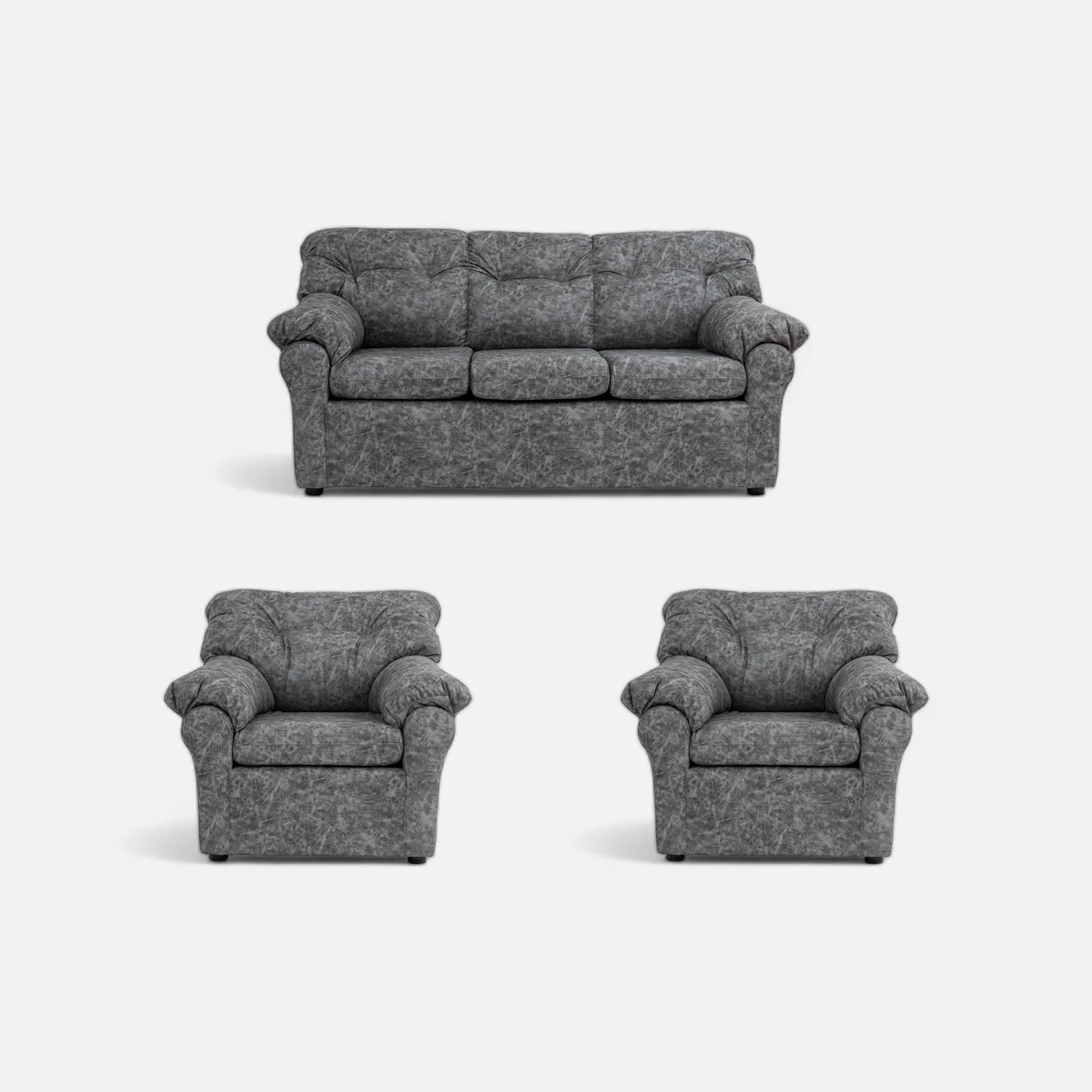 Living América 311 - Cuero Sintético Auris Gris