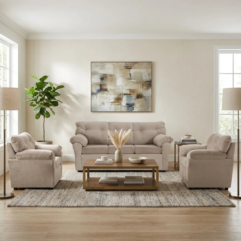 Living América 311 - Tela Felpa Beige