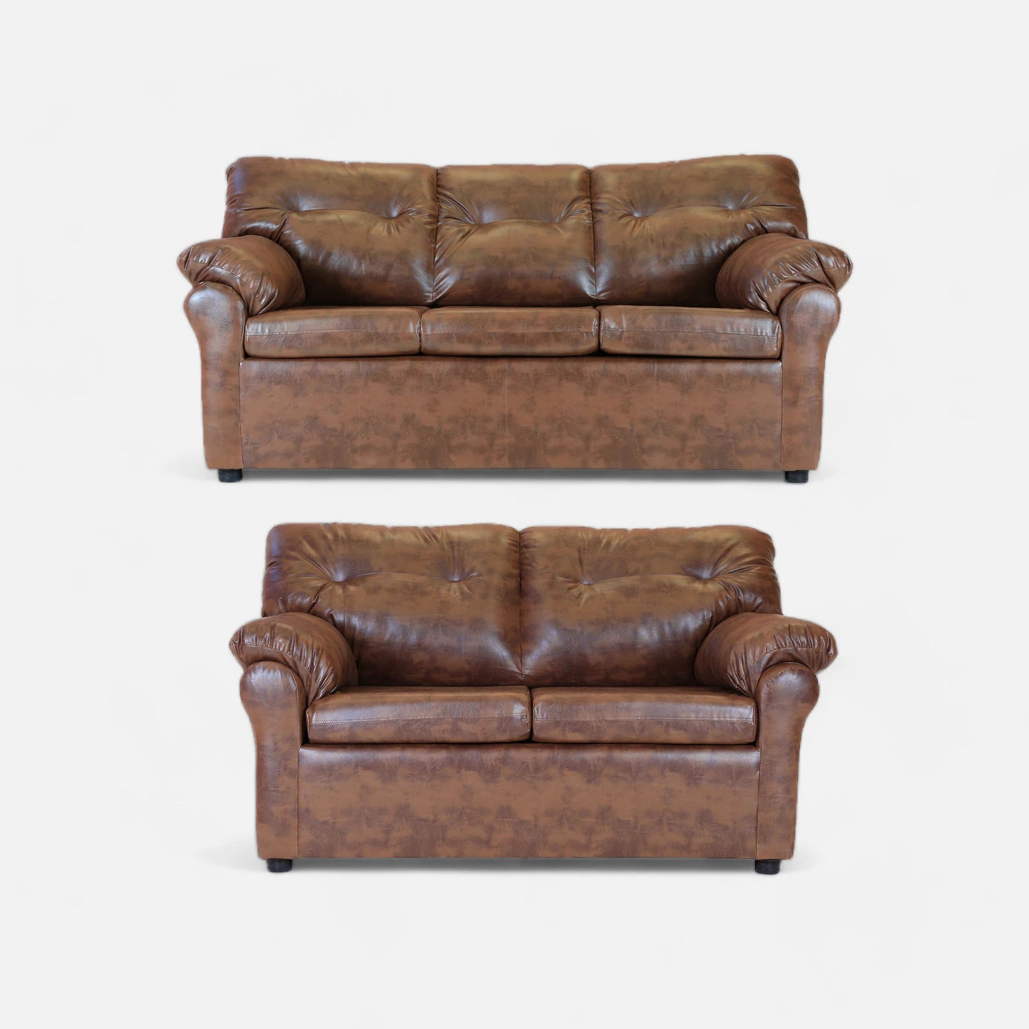 Living América 32 - Cuero Sintético Pu Caramelo