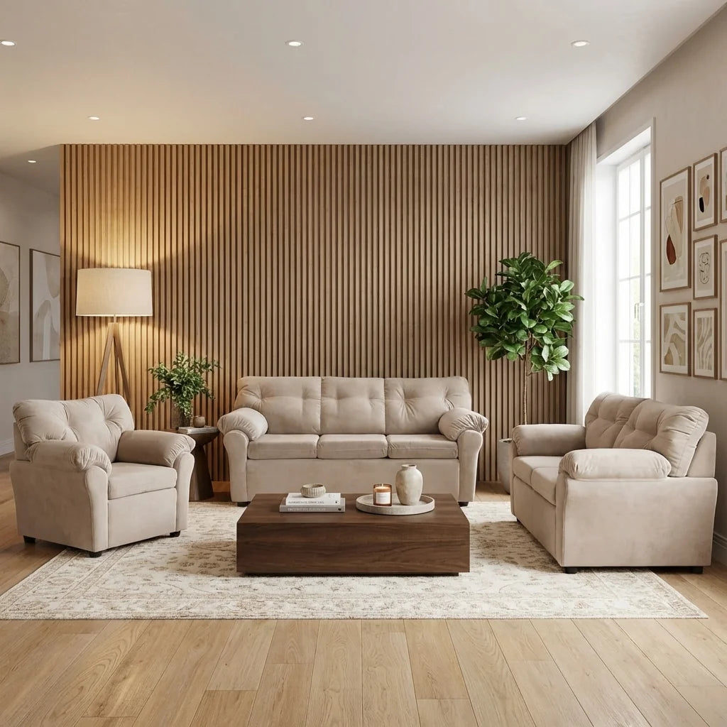 Living América 321 - Tela Felpa Beige
