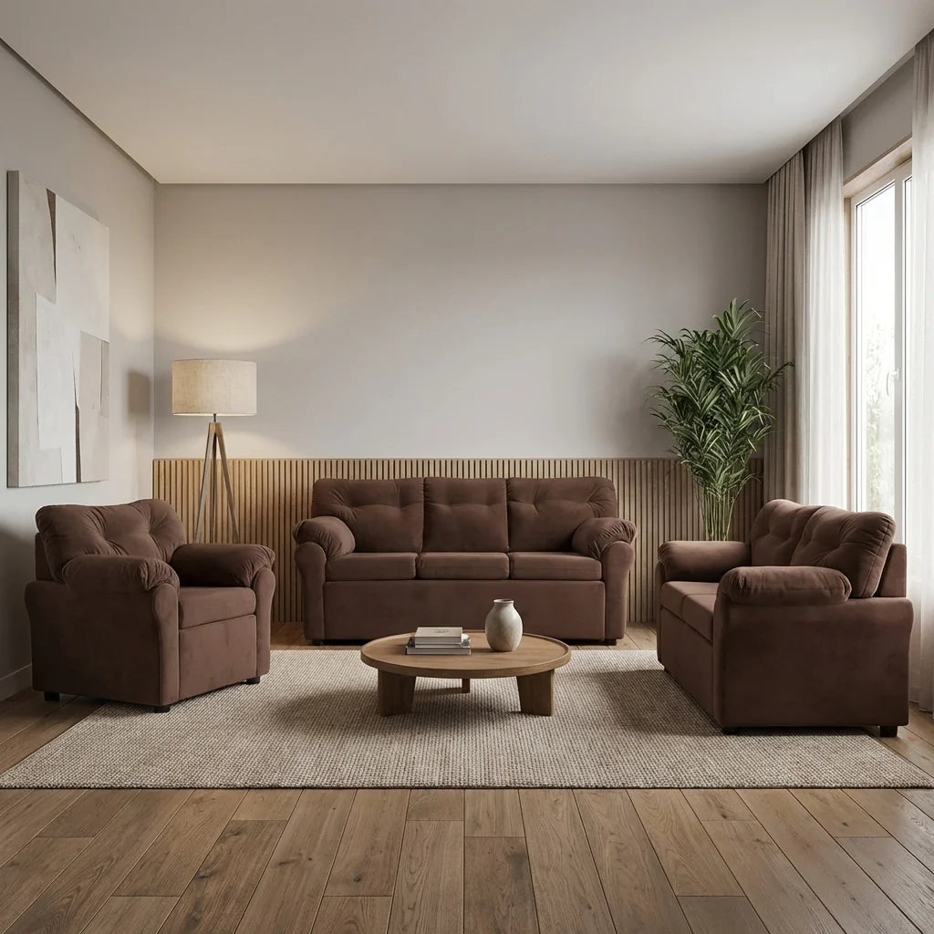 Living América 321 - Tela Felpa Café