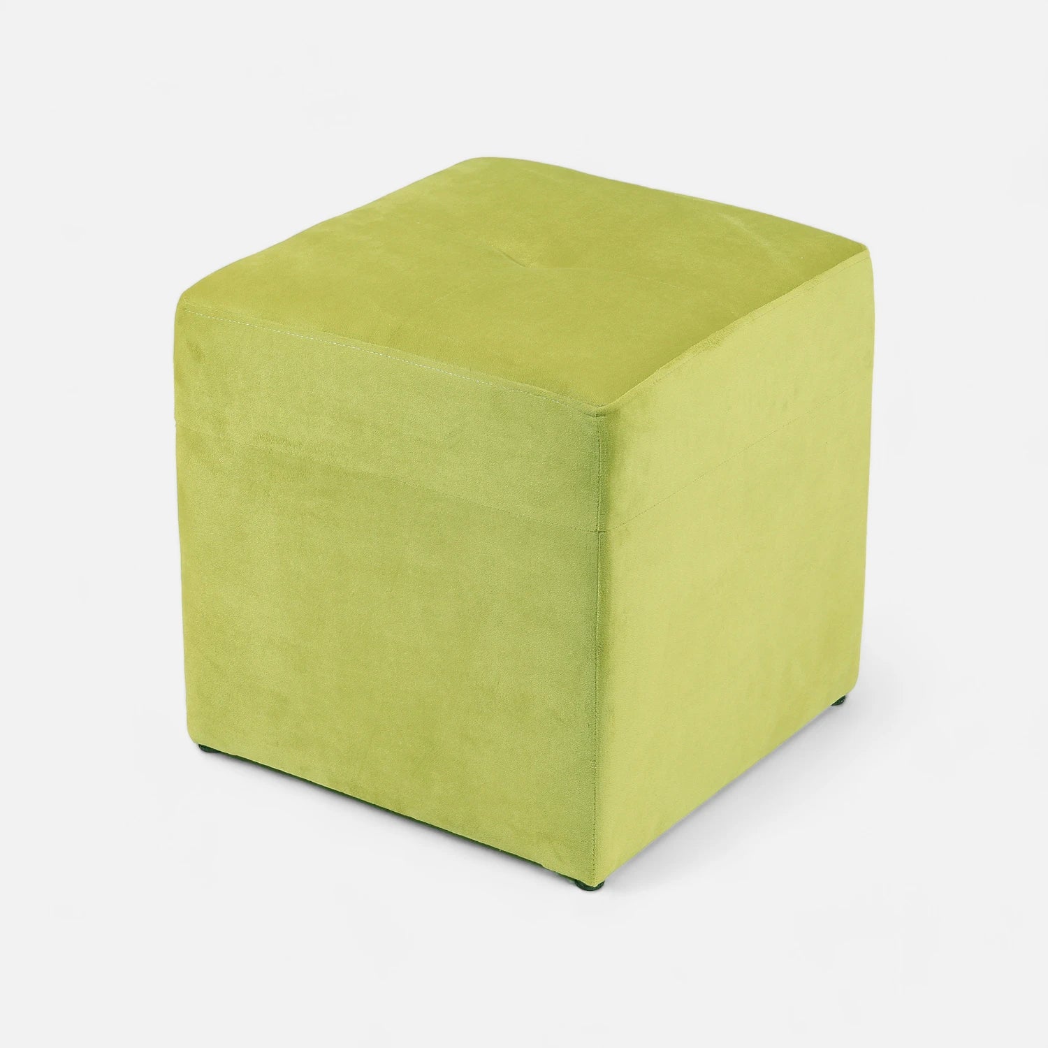 Living Emilia 3 Cuerpos Y 2 Poufs - Tela Felpa Pistacho