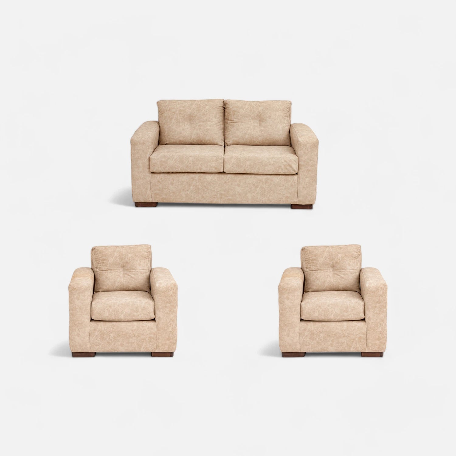 Living Franco 211 - Cuero Sintético Auris Beige