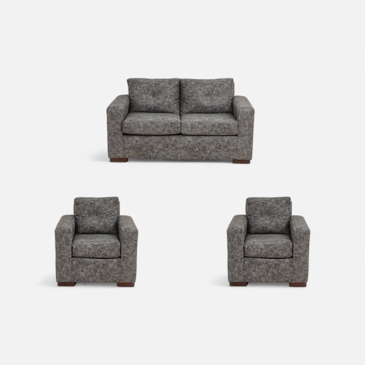 Living Franco 211 - Cuero Sintético Auris Gris