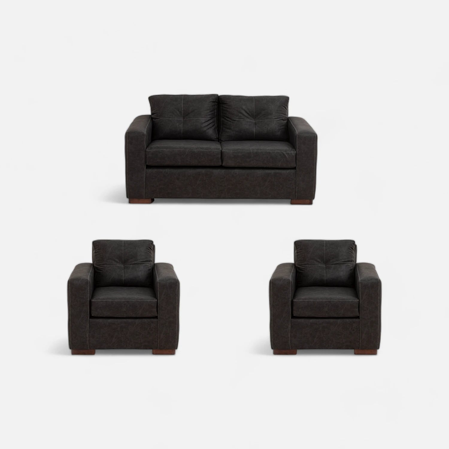 Living Franco 211 - Cuero Sintético Auris Negro