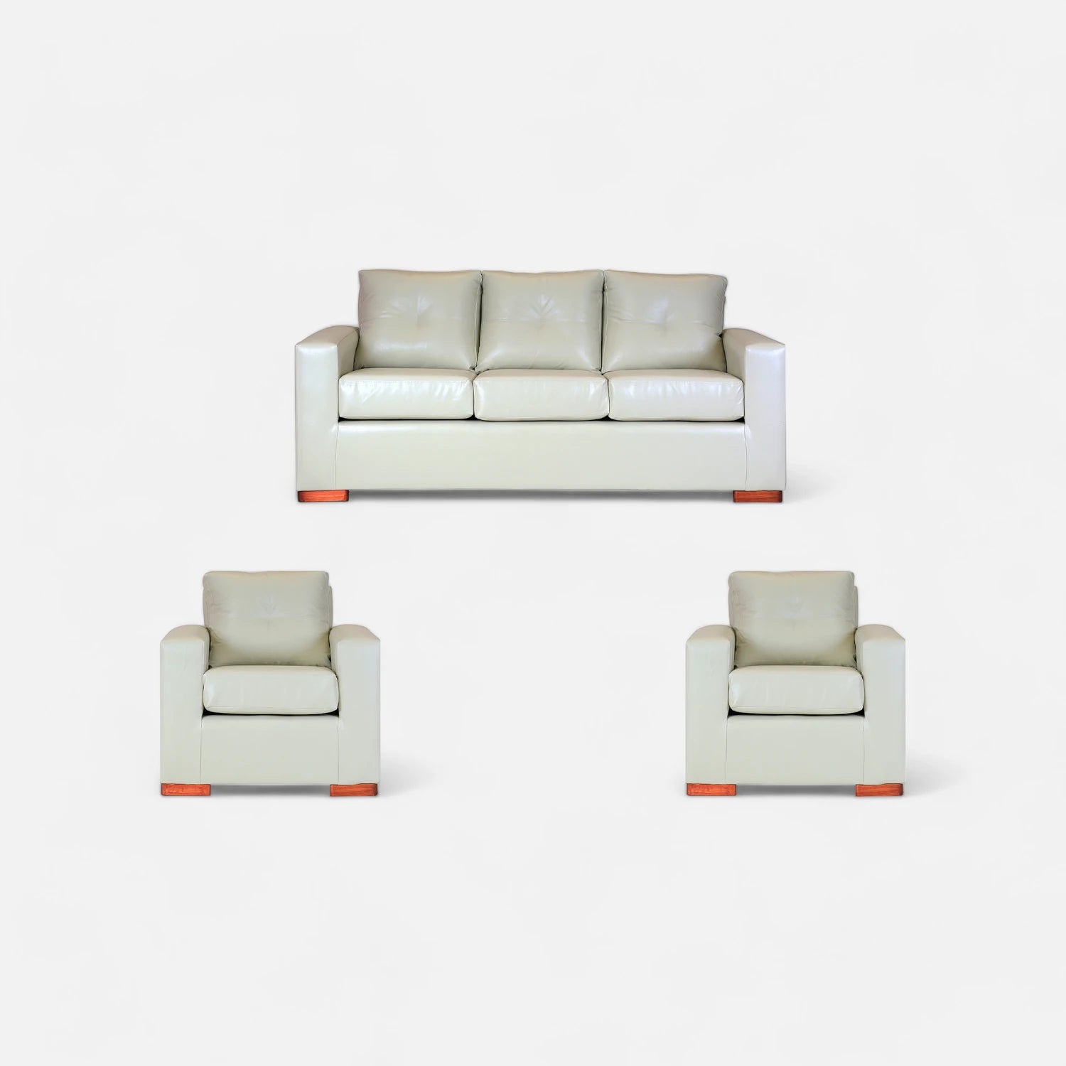 Living Franco 311 - Cuero Sintético Pu Beige