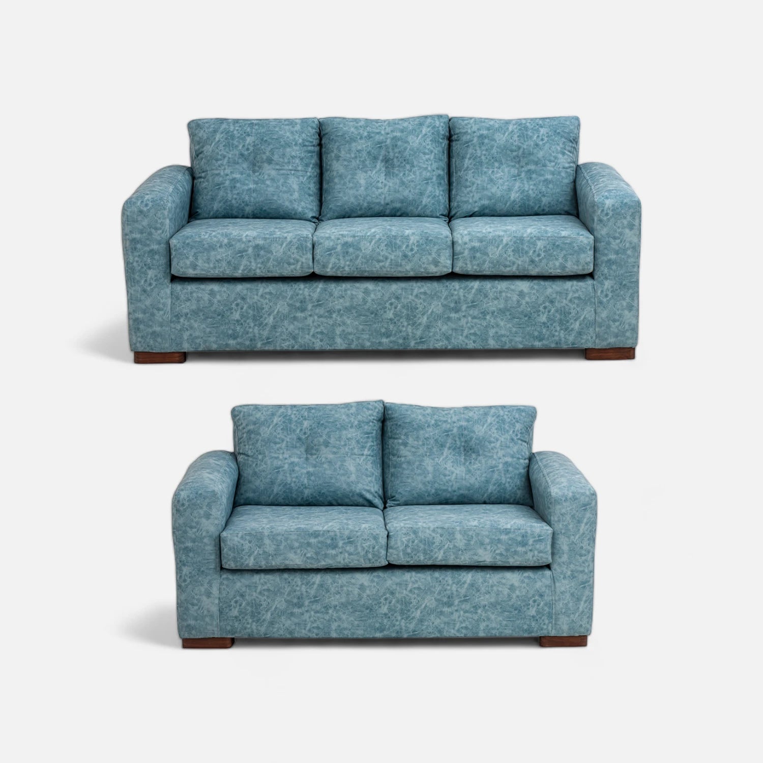 Living Franco 32 - Cuero Sintético Auris Azul Claro