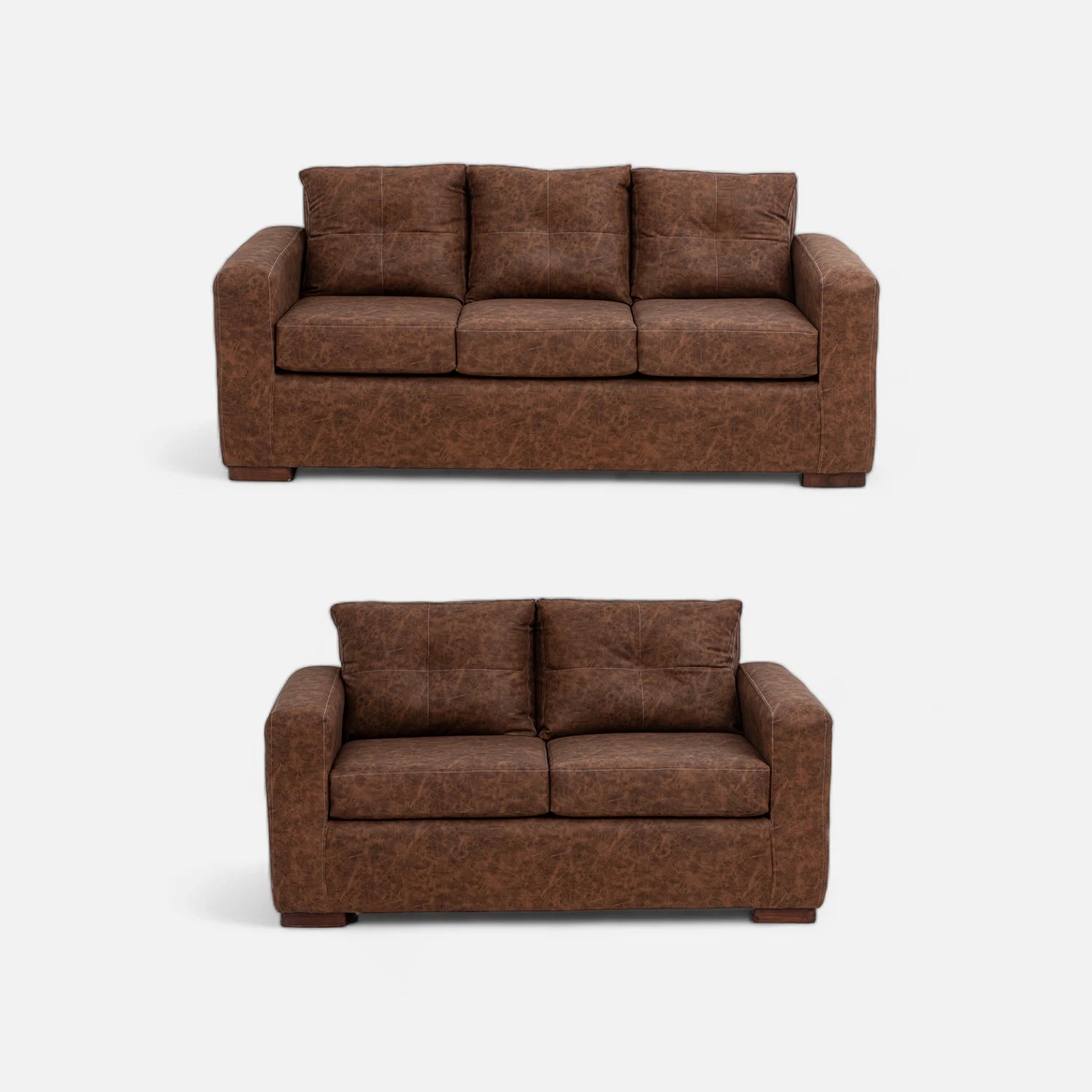 Living Franco 32 - Cuero Sintético Auris Café